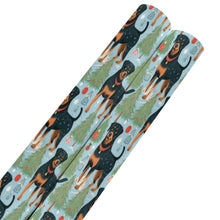 Load image into Gallery viewer, Festive Guardians Rottweiler's Christmas Gift Wrapping Paper - 2 Rolls-Christmas Ornament-Christmas,Rottweiler,Wrapping Paper-Rottweiler-ONE SIZE-5