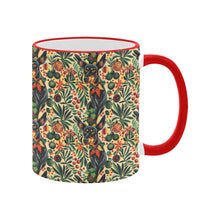 Load image into Gallery viewer, Festive Whiskers Doberman Christmas Coffee Mug-2