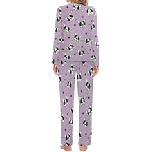 Load image into Gallery viewer, Infinite Boston Terrier Love Women&#39;s Soft Pajama Set - 4 Colors-Pajamas-Apparel, Boston Terrier, Pajamas-18