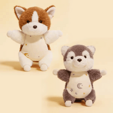 Load image into Gallery viewer, Teddy Bear Brown Husky Multipurpose Plush Toy - Bag Charm, Keychain and Fridge Magnet-Accessories,Bag Charm,Keychain,Siberian Husky,Stuffed Animal-4