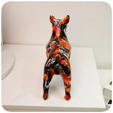 Load image into Gallery viewer, Flaming Bull Terrier Large Resin Statues-Home Decor-Bull Terrier, Dog Dad Gifts, Home Decor, Statue-3