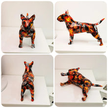 Load image into Gallery viewer, Flaming Bull Terrier Large Resin Statues-Home Decor-Bull Terrier, Dog Dad Gifts, Home Decor, Statue-5