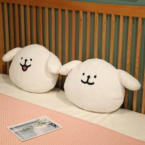 Floppy Eared Bichon Frise Plush Pillows-Soft Toy-Bichon Frise, Dogs, Home Decor, Stuffed Animal, Stuffed Cushions-21