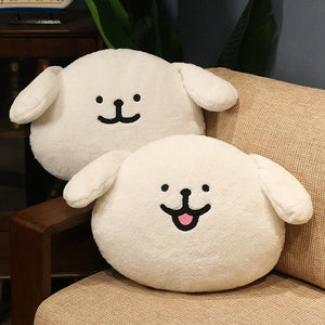 Floppy Eared Bichon Frise Plush Pillows-Soft Toy-Bichon Frise, Dogs, Home Decor, Stuffed Animal, Stuffed Cushions-22