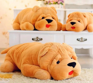 Floppy Folds Shar Pei Stuffed Animal Plush Toy Pillows-Stuffed Animals-Home Decor, Pillows, Shar Pei, Stuffed Animal-4