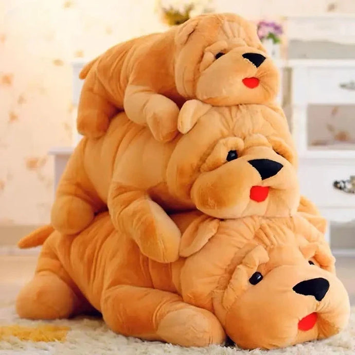 Floppy Folds Shar Pei Stuffed Animal Plush Toy Pillows-Stuffed Animals-Home Decor, Pillows, Shar Pei, Stuffed Animal-1
