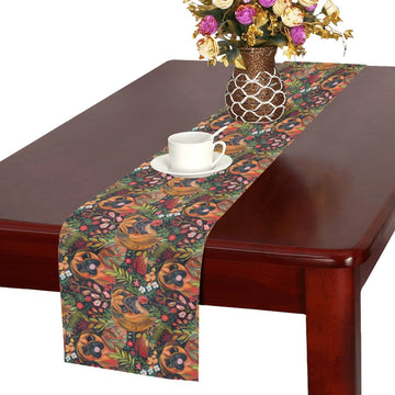 Floral Boxers In Bloom Christmas Table Runner One Size 360x