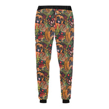 Load image into Gallery viewer, Floral Boxers in Bloom Christmas Unisex Sweatpants-Apparel-Apparel, Boxer, Christmas, Dog Dad Gifts, Dog Mom Gifts, Pajamas-5