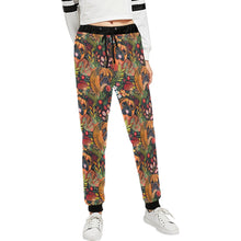 Load image into Gallery viewer, Floral Boxers in Bloom Christmas Unisex Sweatpants-Apparel-Apparel, Boxer, Christmas, Dog Dad Gifts, Dog Mom Gifts, Pajamas-XS-1