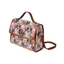 Load image into Gallery viewer, Floral Fête with Australian Shepherd Shoulder Bag Purse-Accessories-Accessories, Australian Shepherd, Bags, Purse-One Size-3