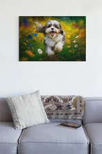 Load image into Gallery viewer, Floral Fiesta Shih Tzu Wall Art Poster-Art-Dog Art, Home Decor, Poster, Shih Tzu-4