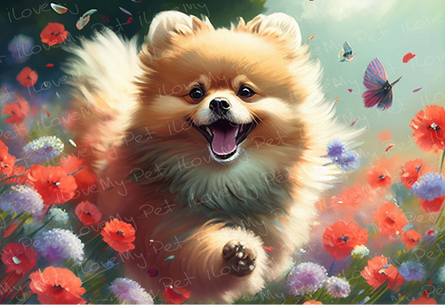 Pomeranian 2025 wall art