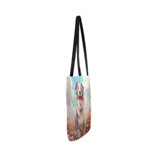 Load image into Gallery viewer, Floral Reverie Australian Shepherd Special Lightweight Shopping Tote Bag-White-ONESIZE-3