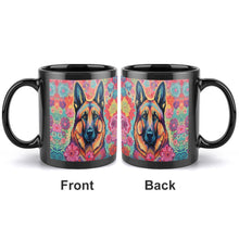 Load image into Gallery viewer, Floral Reverie German Shepherd Coffee Mug-2