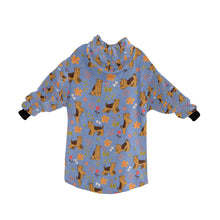 Load image into Gallery viewer, Flower Garden Airedale Terrier Blanket Hoodie-18