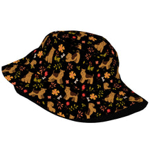 Load image into Gallery viewer, Flower Garden Airedale Terrier Bucket Hat-Hats &amp; Caps-Accessories,Airedale Terrier,Dog Dad Gifts,Dog Mom Gifts,Hats-42
