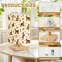 Load image into Gallery viewer, Flower Garden Airedale Terrier Desktop Table Lamp-Desk Lamps-Airedale Terrier,Christmas,Dog Dad Gifts,Dog Mom Gifts,Home Decor,Lamp-3