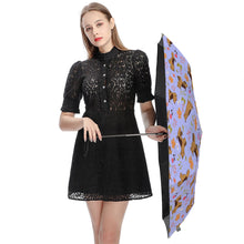 Load image into Gallery viewer, Flower Garden Airedale Terrier Umbrella-Accessories-Accessories,Dog Mom Gifts,Umbrella-18