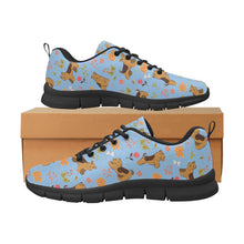 Load image into Gallery viewer, Flower Garden Airedale Terrier Women&#39;s Breathable Sneakers-20