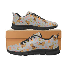 Load image into Gallery viewer, Flower Garden Airedale Terrier Women&#39;s Breathable Sneakers-45