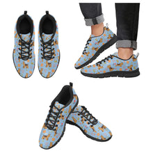 Load image into Gallery viewer, Flower Garden Airedale Terrier Women&#39;s Breathable Sneakers-LightSkyBlue-US13-30