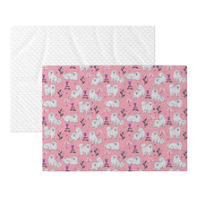 Load image into Gallery viewer, Flower Garden American Eskimo Dog Blanket for Dog-Pet Furniture-American Eskimo Dog,Blankets,Home Decor-15