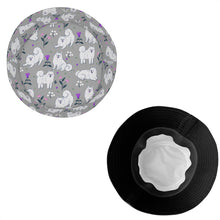 Load image into Gallery viewer, Flower Garden American Eskimo Dog Bucket Hat-Hats &amp; Caps-36