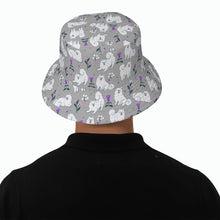 Load image into Gallery viewer, Flower Garden American Eskimo Dog Bucket Hat-Hats &amp; Caps-37