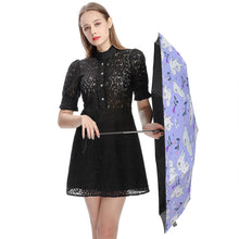 Load image into Gallery viewer, Flower Garden American Eskimo Dog Umbrella-Accessories-Accessories,American Eskimo Dog,Dog Mom Gifts,Umbrella-6