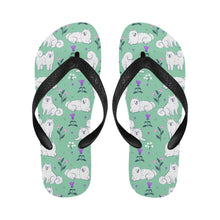 Load image into Gallery viewer, Flower Garden American Eskimo Dog Unisex Slippers-23