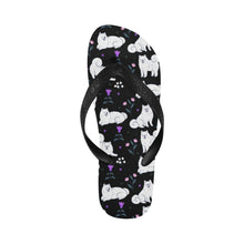 Load image into Gallery viewer, Flower Garden American Eskimo Dog Unisex Slippers-27
