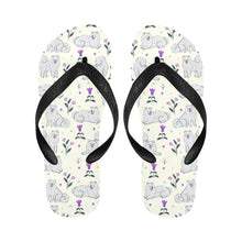 Load image into Gallery viewer, Flower Garden American Eskimo Dog Unisex Slippers-2