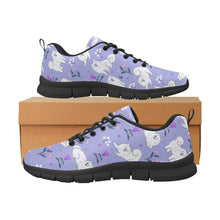 Load image into Gallery viewer, Flower Garden American Eskimo Dog Women's Breathable Sneakers-38