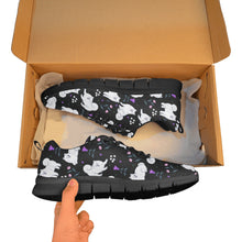 Load image into Gallery viewer, Flower Garden American Eskimo Dog Women's Breathable Sneakers-52