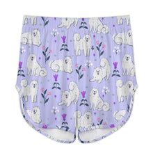 Load image into Gallery viewer, Flower Garden American Eskimo Dog Women&#39;s Cami and Shorts Pajama Set-8