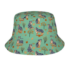 Load image into Gallery viewer, Flower Garden Australian Shepherd Bucket Hat-Hats &amp; Caps-Accessories,Australian Shepherd,Dog Dad Gifts,Dog Mom Gifts,Hats-Mint Green-One Size-9