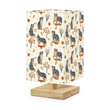Load image into Gallery viewer, Flower Garden Australian Shepherd Desktop Table Lamp-Desk Lamps-Australian Shepherd,Christmas,Dog Dad Gifts,Dog Mom Gifts,Home Decor,Lamp-US Plug-2