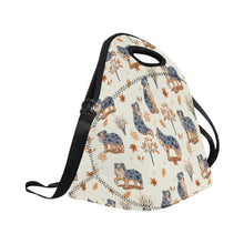 Load image into Gallery viewer, Flower Garden Australian Shepherd Neoprene Lunch Bag-12