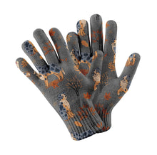 Load image into Gallery viewer, Flower Garden Australian Shepherd Touch Screen Gloves-Accessories-Accessories, Australian Shepherd, Dog Dad Gifts, Dog Mom Gifts, Gloves-Gray-4