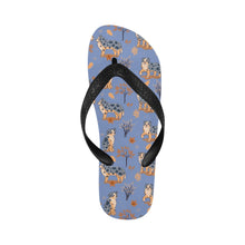 Load image into Gallery viewer, Flower Garden Australian Shepherd Unisex Slippers-12