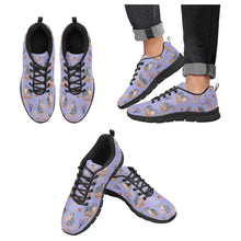 Load image into Gallery viewer, Flower Garden Australian Shepherd Women&#39;s Breathable Sneakers-CornflowerBlue_1-US13-36