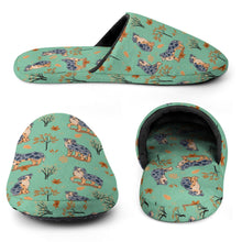 Load image into Gallery viewer, Flower Garden Australian Shepherd Women&#39;s Cotton Mop Slippers-26