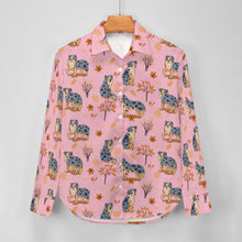 Load image into Gallery viewer, Flower Garden Australian Shepherd Women&#39;s Shirt-Apparel-Apparel,Australian Shepherd,Dog Mom Gifts,Shirt-10