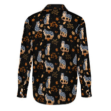 Load image into Gallery viewer, Flower Garden Australian Shepherd Women&#39;s Shirt-Apparel-Apparel,Australian Shepherd,Dog Mom Gifts,Shirt-28