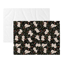 Load image into Gallery viewer, Flower Garden Bichon Frise Blanket for Dog-Pet Furniture-Bichon Frise,Blankets,Home Decor-2