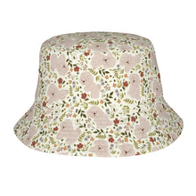 Load image into Gallery viewer, Flower Garden Bichon Frise Bucket Hat-Hats &amp; Caps-White-One Size-17