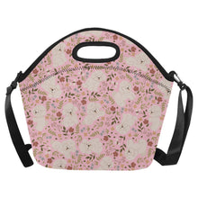 Load image into Gallery viewer, Flower Garden Bichon Frise Neoprene Lunch Bag-Light Pink-ONESIZE-5