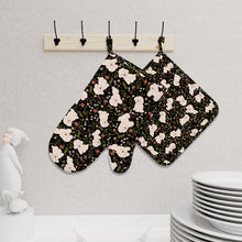 Load image into Gallery viewer, Flower Garden Bichon Frise Oven Gloves-Kitchen Decor-10