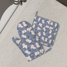 Load image into Gallery viewer, Flower Garden Bichon Frise Oven Gloves-Kitchen Decor-3
