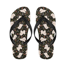 Load image into Gallery viewer, Flower Garden Bichon Frise Unisex Slippers-25